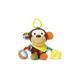 Skip Hop Bandana Buddies Aktivitätsspielzeug, Plüschtier für Babys und Kinder, mehrfarbig, Affe