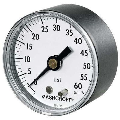 ASHCROFT 20W1005PH02B300# Industrial Pressure Gauge, 0 to 300 psi, 1/4 in MNPT,