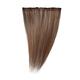 Love Hair Extensions Einteilige 100% Echthaar-Clip-In-Extensions - maximales Volumen Farbe 30 - Dunkelblond - 46cm, 1er Pack (1 x 35 g)