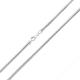 2mm sterling silver 925 Italian round link SNAKE CHAIN necklace bracelet anklet with lobster claw clasp fits Pandora charms - inch 22"/55cm