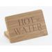 Cal-Mil Bamboo Hot Water Sign in Brown | 2 H x 3 W x 1 D in | Wayfair 606-3