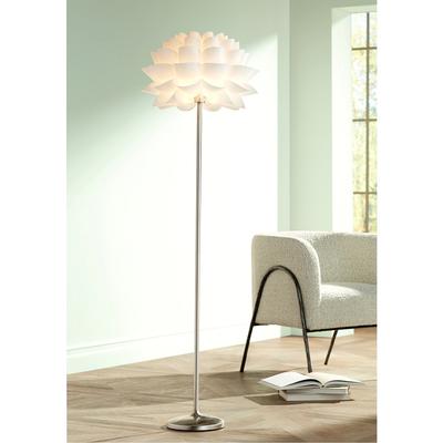 Possini Euro Design Table Floor Lamps, Possini Euro 3 Tier Glitz Crystal And Chrome Floor Lamp