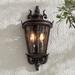 Casa Marseille 17" High Traditional Veranda Bronze Outdoor Wall Light