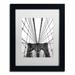 Trademark Fine Art 'Brooklyn Bridge 3' by CATeyes Framed Photographic Print on Canvas in Black/Green/White | 14 H x 11 W x 0.5 D in | Wayfair