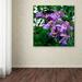 Trademark Fine Art 'Postman Butterfly on Orchid' by Kurt Shaffer Photographic Print on Wrapped Canvas Canvas | 18 H x 18 W x 2 D in | Wayfair