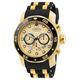 INVICTA Men's 17566 Pro Diver Analog Display Swiss Quartz Black Watch, Stainless Steel, Diver,Quartz Movement