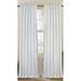 Gracious Living Ashley Striped Semi-Sheer Rod Pocket Single Curtain Panel Cotton Blend in White | 96 H in | Wayfair ASHWHI0096