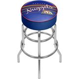 Trademark Global NBA Swivel 31" Bar Stool Upholstered/Metal in Gray | 31 H x 20 W x 20 D in | Wayfair NBA1000HC-DN