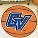 FANMATS NCAA Grand Valley State University Basketball 27 in. x 27 in. Non-Slip Indoor Only Door Mat s in Black/Blue/Brown | 27 W x 27 D in | Wayfair