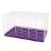 Tucker Murphy Pet™ Challen Chew Proof Rabbit Cage 30" Metal (provides the best ventilation) in Indigo/White | 12.5 H x 30 W x 15.5 D in | Wayfair