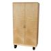 Wood Designs Teacher's Locking Wardrobe Cabinet Wood in Brown/White | 65 H x 31 W x 26 D in | Wayfair 990411