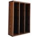 Wood Shed 09 Series Multimedia Storage Rack Wood/Solid Wood in Brown | 26 H x 18.75 W x 6.75 D in | Wayfair 309-2 / Clear