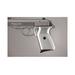 Hogue SIG Sauer P230 P232 Checkered Aluminum - Brushed Gloss Clear Anodized 30175