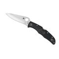 Spyderco Endura4 Lightweight Black FRN Handle FE Silver Blade Fold Knife C10PBK