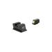 Trijicon Heavy Duty Night Sight Set Yellow Front Outline Walther PPX/PPS/PPS M2 Black 600742