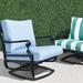 Outdoor Deluxe Deep Seating Cushion Sets - Resort Stripe Dove, Medium - Frontgate