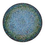 KNF Belize Mosaic Table Collection - Round Bistro Table, Pewter, 60" dia. - Frontgate