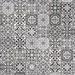Merola Tile Faenza 13" x 13" Ceramic Patterned Wall & Floor Tile Ceramic in Black/White | 13 H x 13 W x 0.33 D in | Wayfair FPEFAEN