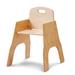 Jonti-Craft Classroom Feeding Chair Wood in Brown | 25.5 H x 18.5 W x 20.5 D in | Wayfair 6805JC