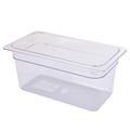 Carlisle Food Service Products 2.4 qt. Rectangle Plastic Food Storage Container Plastic | 2.5 H x 12.75 W x 7 D in | Wayfair 3066007