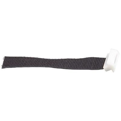 CORTECH CTAB10 Security Curtain Tab, Hook-and-Loop, Black