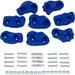 Swing Set Stuff Small textured Rocks Set of 8 Plastic in Blue | 4 W x 2.5 D in | Wayfair SSS-0014-B