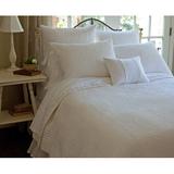 Taylor Linens Grace Egg Cotton Quilt Cotton in White | Twin Quilt | Wayfair 120WGRACE-T