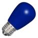 Satco 09172 - 1.4W S14/BL/LED/120V/CD S9172 Standard Screw Base Colored Scoreboard Sign LED Light Bulb