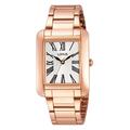 Lorus White Dial Rose Gold Plated Stainless Steel Bracelet Ladies Watch RRS78UX9