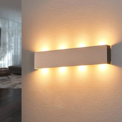 Wandlampe Maja Quitani, dimmbar, alu / grau / zink, für Wohn- / Esszimmer, Aluminium, Modern, LED Wandleuchte, Wandlampe Innen Image
