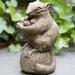 Campania International Autumn Chipmunk Statue Concrete, Copper in Green | 5.75 H x 3 W x 4 D in | Wayfair A-350-VE