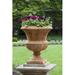 Campania International Smithsonian Cast Stone Urn Planter Concrete in Gray | 22.75 H x 20 W x 20 D in | Wayfair P-524-GS