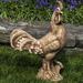 Campania International Antique Rooster Statue, Copper in Gray | 20.75 H x 15 W x 8 D in | Wayfair A-500-GS