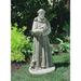 Campania International St. Francis w/ Animals Statue, Copper in Green | 36 H x 17 W x 14 D in | Wayfair R-027-EM