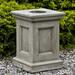 Campania International Barnett Pedestal Stone, Copper in Gray | 21.5 H x 15 W x 15 D in | Wayfair PD-198-EM