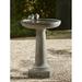 Campania International Juliet Birdbath Concrete, Copper in Gray/Blue | 34 H x 24 W x 22 D in | Wayfair B-143-AS