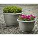 Campania International Padova Cast Stone Pot Planter Concrete in Blue/Black | 18.25 H x 28.25 W x 28.25 D in | Wayfair P-594-AL