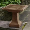 Campania International Avery Birdbath Concrete, Copper in Blue/Black | 13 H x 13.5 W x 13.5 D in | Wayfair B-153-AL