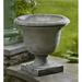 Campania International Litchfield Cast Stone Urn Planter Concrete | 18.5 H x 17.5 W x 17.5 D in | Wayfair P-568-CB