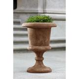 Campania International Smithsonian Cast Stone Urn Planter Concrete, Copper in Brown | 26.25 H x 19 W x 19 D in | Wayfair P-534-BR