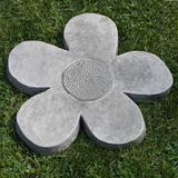 Campania International Flower Power Stepping Stone Concrete, Copper in Gray | 2 H x 15.5 W x 15.5 D in | Wayfair E-111B-GS