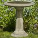 Campania International Cottage Garden Birdbath Concrete, Copper in Blue/Black | 26.5 H x 24 W x 24 D in | Wayfair B-135-AL