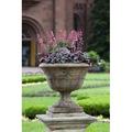 Campania International Smithsonian Cast Stone Urn Planter Concrete in Brown | 19.5 H x 22 W x 22 D in | Wayfair P-523-NA