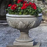 Campania International Newport Mansions Cast Stone Urn Planter Concrete, Copper in Brown | 19 H x 22 W x 22 D in | Wayfair P-685-TR