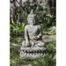 Campania International Seated Lotus Buddha Statue, Copper in Gray | 19 H x 12 W x 8 D in | Wayfair OR-134-GS