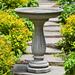 Campania International Windmoor Birdbath Concrete, Copper in Gray | 31 H x 24.5 W x 24.5 D in | Wayfair B-156-NN