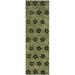 SAFAVIEH Soho Liam Floral Wool Runner Rug Sage/Black 2 6 x 10