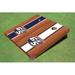 All American Tailgate 2' x 4' NCAA Rose Alternating Long Stripe Cornhole Board Set Solid & Manufactured in Brown | 8 H x 24 W x 48 D in | Wayfair