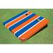 All American Tailgate 2' x 4' Alternating Long Stripe Cornhole Board Set Solid & Manufactured Wood in Orange | 8 H x 24 W x 48 D in | Wayfair