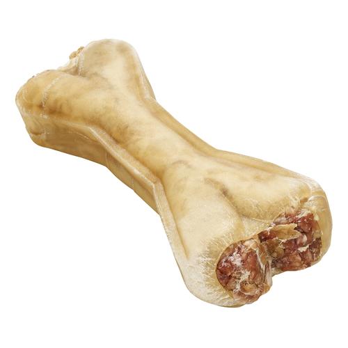 3x22cm Kauknochen mit Ochsenziemerfüllung Barkoo Hundesnack